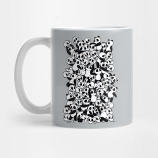 Dia de Los Muertos Panda Party Mug